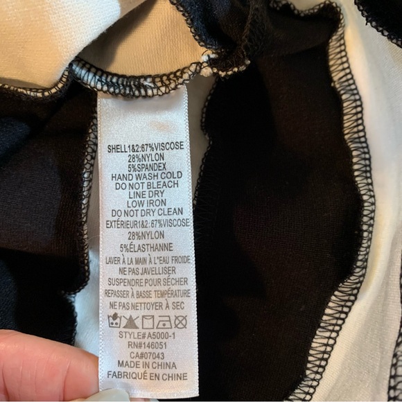 Monteau Black and White Dress Women’s Size XSmall - Picture 6 of 6